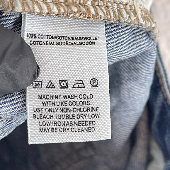 We the Free People Blue Denim A-Line Jean Skirt Womens 100% Cotton‎ Size 26 - Picture 9 of 9